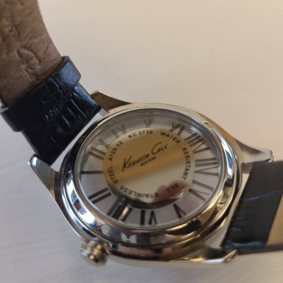 Kenneth Cole KC4851 Ladies Sparkling Crystal Bezel Transparent Watch KC10008034 - Picture 7 of 8